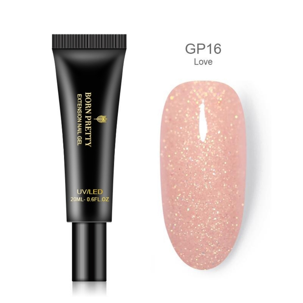 6 pc Poly-gel Extension Nail Gel